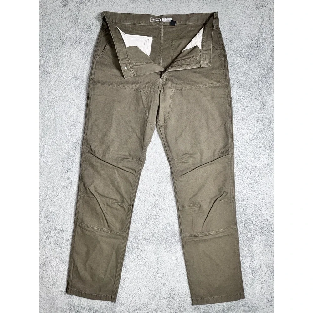 Carhartt BN2802-M 36x36 Relax Rugged Flex Double Front Utility Pants Umber Brown